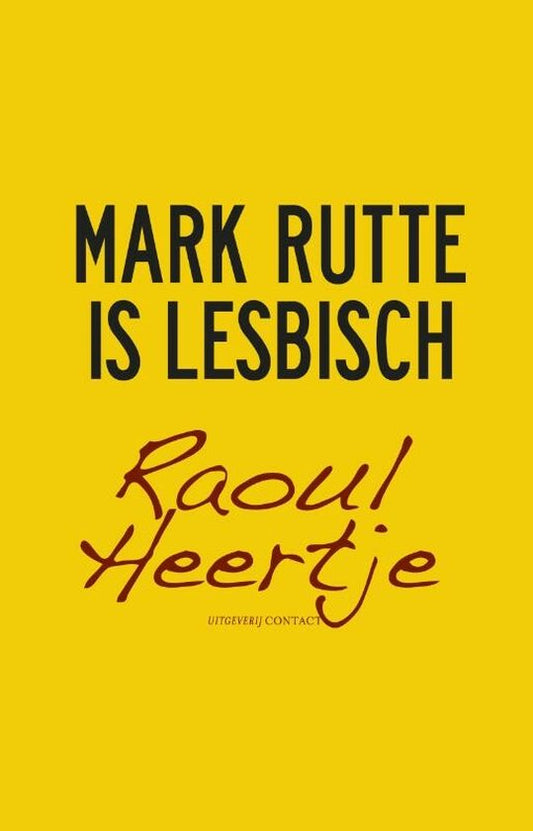 Kaft van Mark Rutte is lesbisch