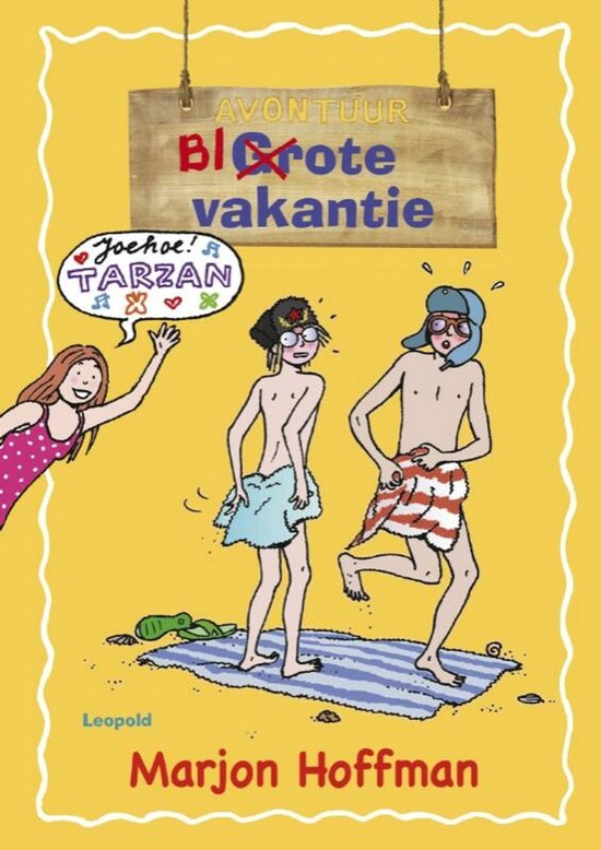 Kaft van Zoeklicht dyslexie - Blote vakantie