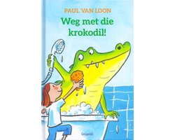Kaft van Weg met die Krokodil boek (kinderboek)