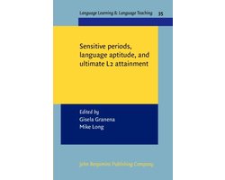 Kaft van Sensitive periods, language aptitude, and ultimate L2 attainment