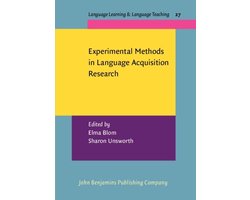 Kaft van Experimental Methods in Language Acquisition Research