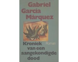Kaft van Kroniek van een aangekondigde dood