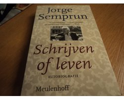 Kaft van Schrijven of leven - J. Semprun