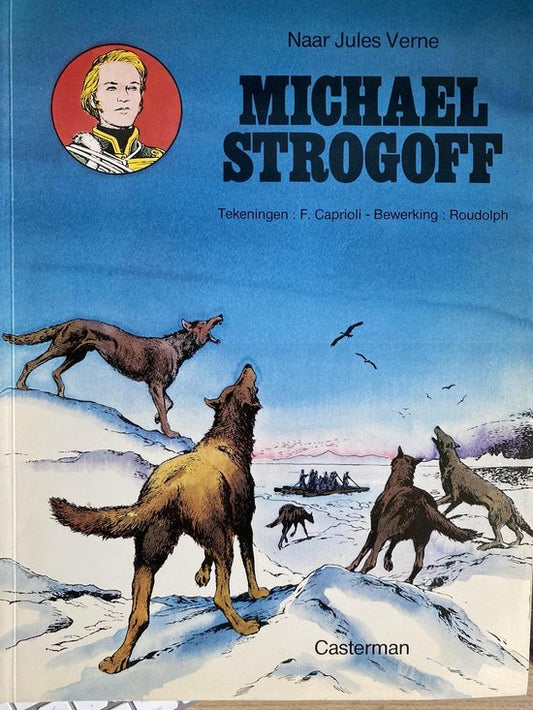 Kaft van Michael strogoff  (stripboek naar Jules Verne)