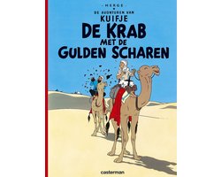 Kaft van De avonturen van Kuifje 9: De krab met de gulden scharen