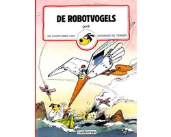Kaft van De avonturen van Diogenes de terrier 2: De robotvogels
