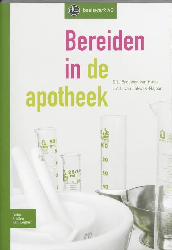 Kaft van Basiswerk AG  -   Bereiden in de apotheek