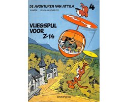 Kaft van De avonturen van Atilla 4: Vliegspul voor z-14