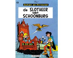 Kaft van Johan en pirrewiet 08. de slotheer van schoonburg