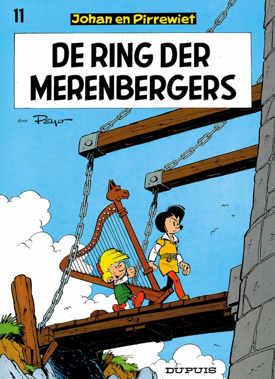 Kaft van Johan en pirrewiet 11. de ring der merenbergers