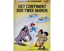 Kaft van Khena en de Katamaro - Het continent der twee manen (uitgave Dupuis)