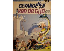Kaft van De avonturen van de mini-mensjes no 13: Gevangenen van de tijd - uitgave Dupuis