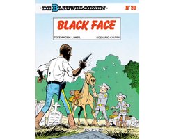 Kaft van De Blauwbloezen 20 - Black face