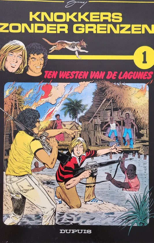 Kaft van Jarry - Ten westen van de lagunes