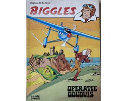 Kaft van Biggles deel 2 Operatie Goudvis ( stripboek )
