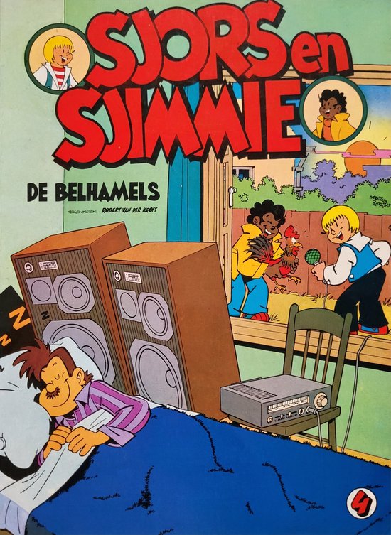 Kaft van SJORS EN SJIMMIE 4: DE BELHAMELS