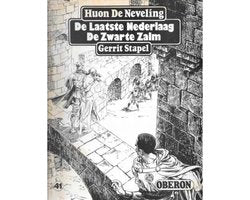 Kaft van Oberon zwart wit reeks - Huon de Neveling, De laatste Nederlaag. De zwarte Zalm (Nummer 41)