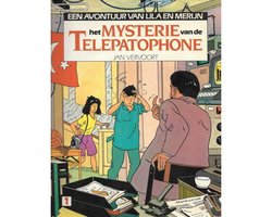 Kaft van Een Avontuur van Lila en Merijn - Het Mysterie van de Telepatophone