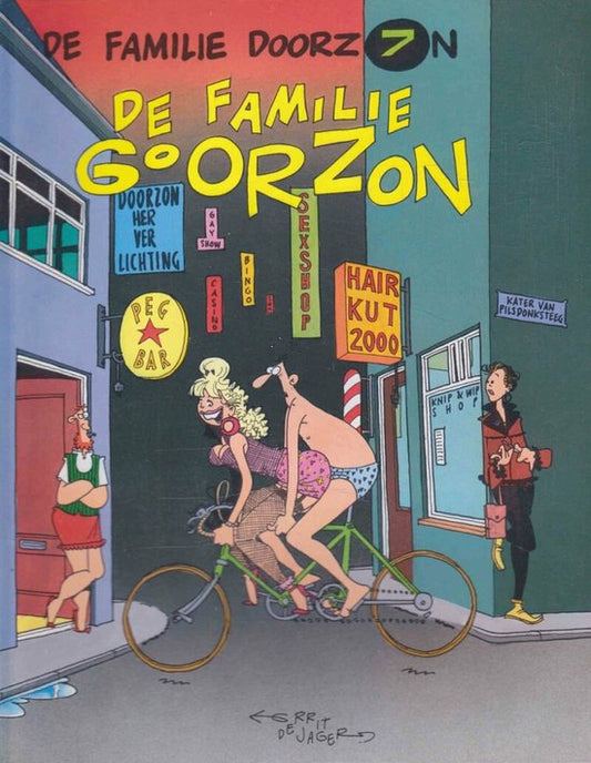 Kaft van De familie Doorzon daalt verder af