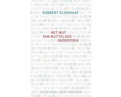 Kaft van Het nut van nutteloos onderzoek