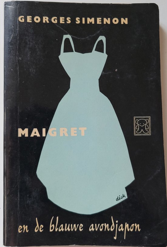 Kaft van Maigret en de blauwe avondjapon