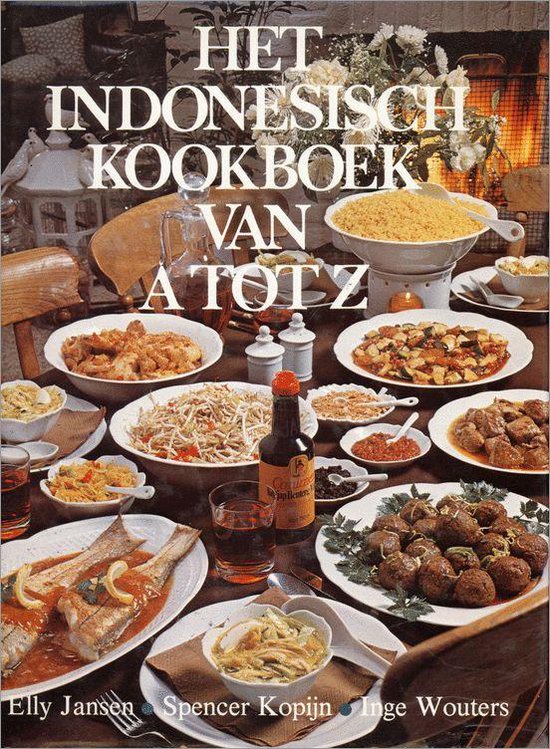 Kaft van Het Indonesisch Kookboek van A tot Z