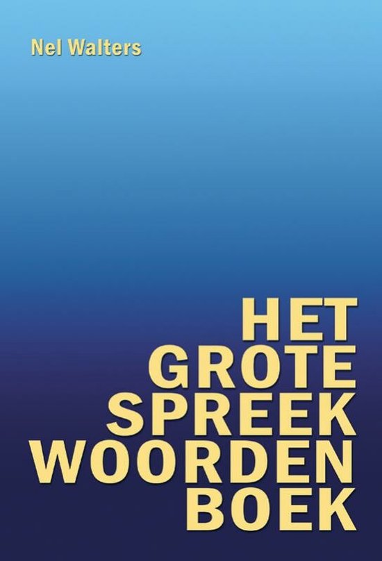 Kaft van Het grote spreekwoordenboek