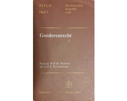 Kaft van Pitlo Het Nederlands burgerlijk recht Deel 3 - Goederenrecht