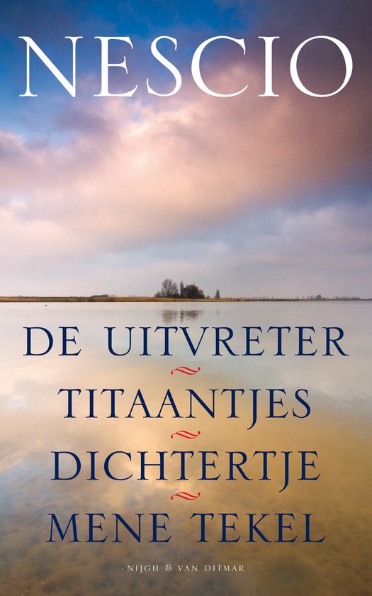 Kaft van De uitvreter  Titaantjes  Dichtertje  Mene Tekel