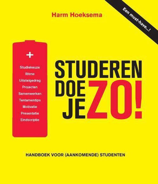 Kaft van Studeren doe je zo!