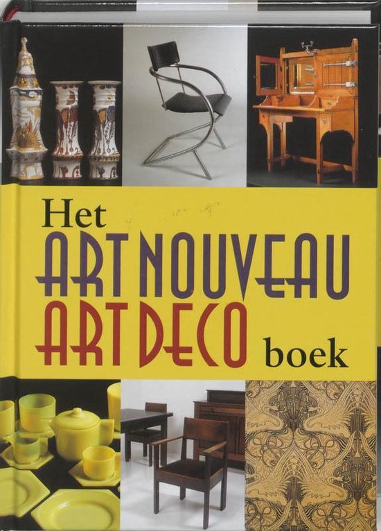 Kaft van Het art nouveau art deco boek