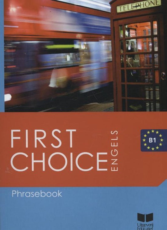 Kaft van First choice B1 Phrasebook