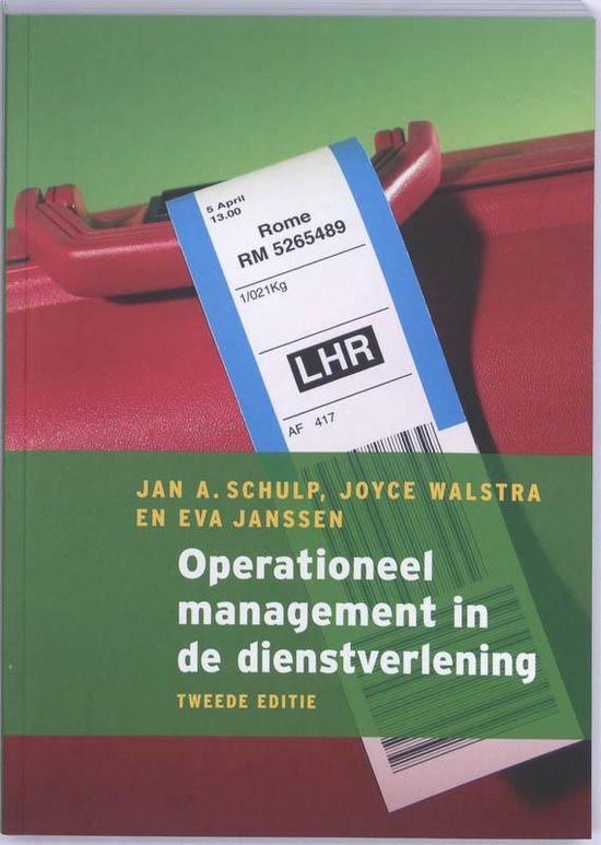 Kaft van Operationeel management in de dienstverlening