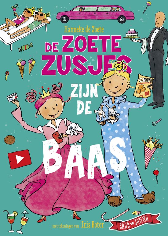 Kaft van De Zoete Zusjes - De Zoete Zusjes zijn de baas