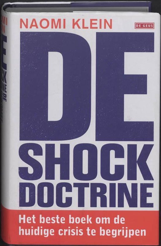 Kaft van De shockdoctrine