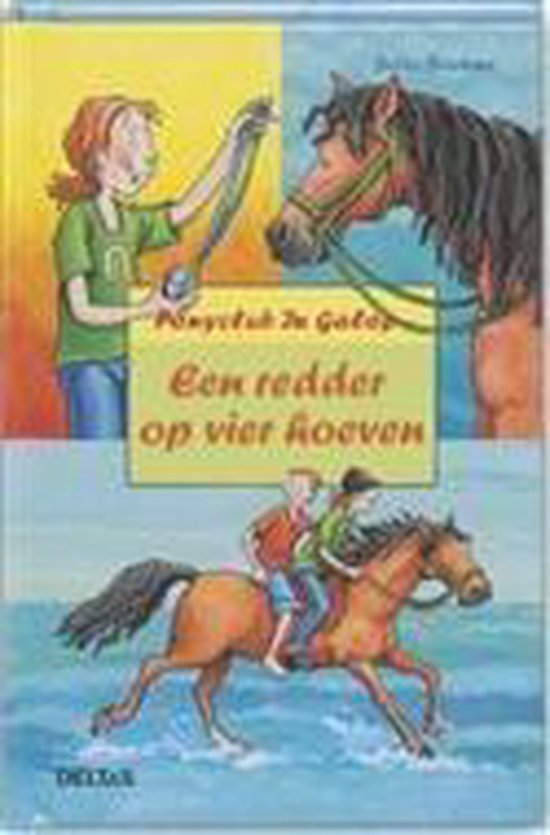 Kaft van Ponyclub In Galop Een Redder Op 4 Hoeven