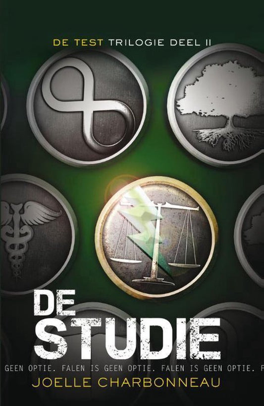 Kaft van De test-trilogie 2 -   De studie