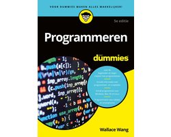 Kaft van Voor Dummies  -   Programmeren voor Dummies