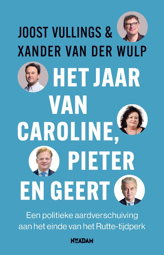 Kaft van Het jaar van Caroline, Pieter en Geert