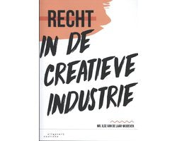 Kaft van Recht in de creatieve industrie