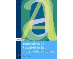 Kaft van Journalistieke Kwaliteit In Het Crossmediale Tijdperk