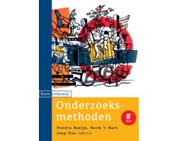 Kaft van Onderzoeksmethoden