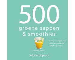 Kaft van 500 groene sappen & smoothies