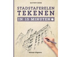 Kaft van Stadstaferelen tekenen in 15 minuten