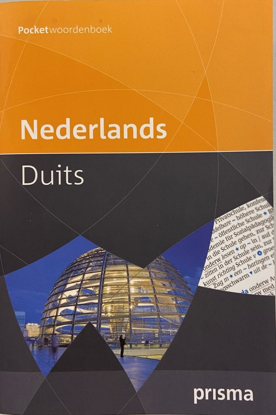 Kaft van Prisma Pocketwoordenboek Nederlands-Duits  Prisma Dutch-German Pocket Dictionary