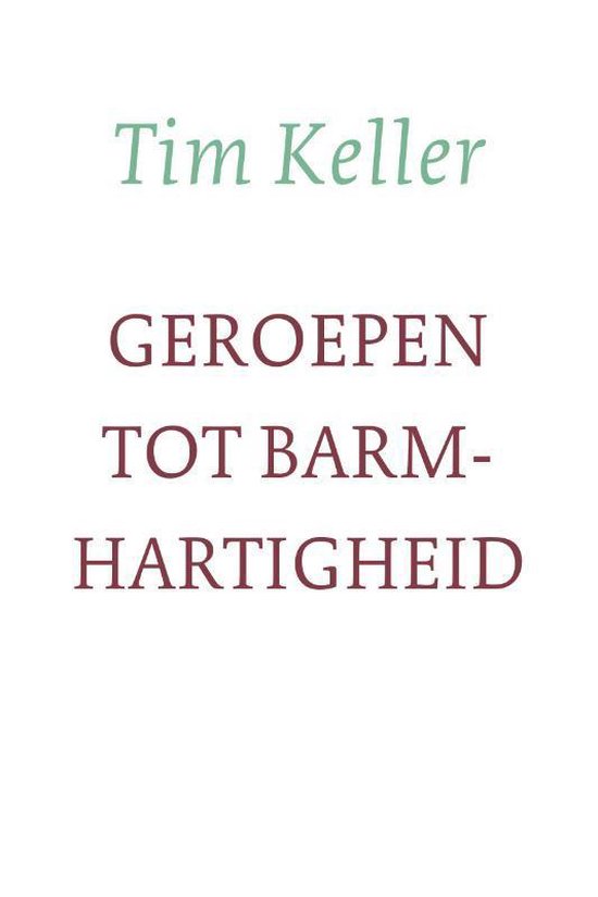 Kaft van Geroepen tot barmhartigheid