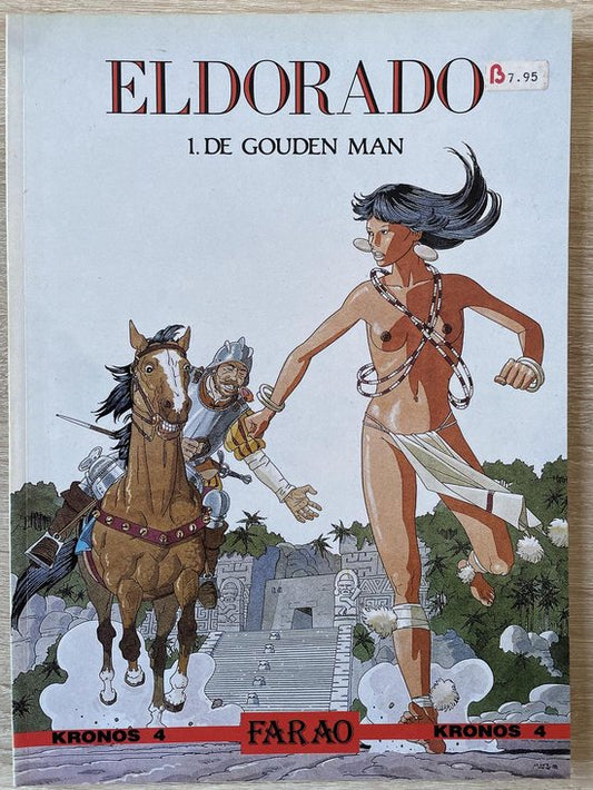 Kaft van Eldorado deel 1 de gouden man (Farao kronos 4)