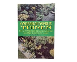 Kaft van Onderhoudsvrije tuinen