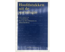 Kaft van Hoofdstukken uit de sociologie