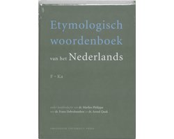 Kaft van Etymologisch woordenboek van het Nederlands F-Ka